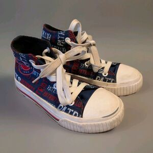 New England Patriots Youth High Top Shoes FOCO Size 13-1 NFL Team Sneakers